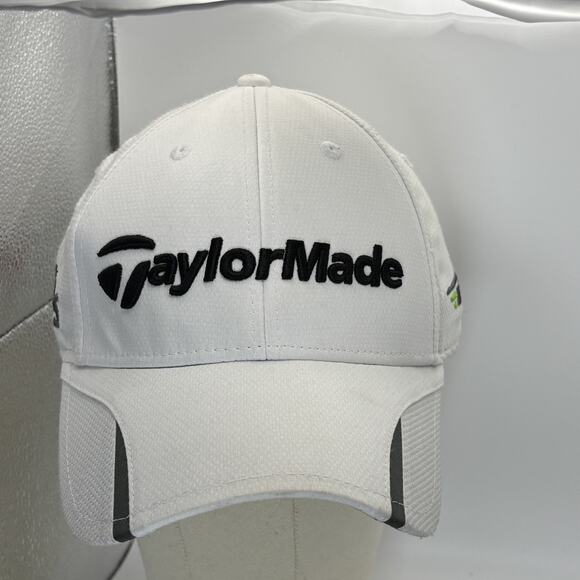 TaylorMade Hat Cap Strap Back White Golf RBZ R11s Mens‎ One Size Performance - Picture 1 of 6